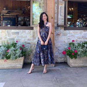 Ulla Johnson multicolored midi dress